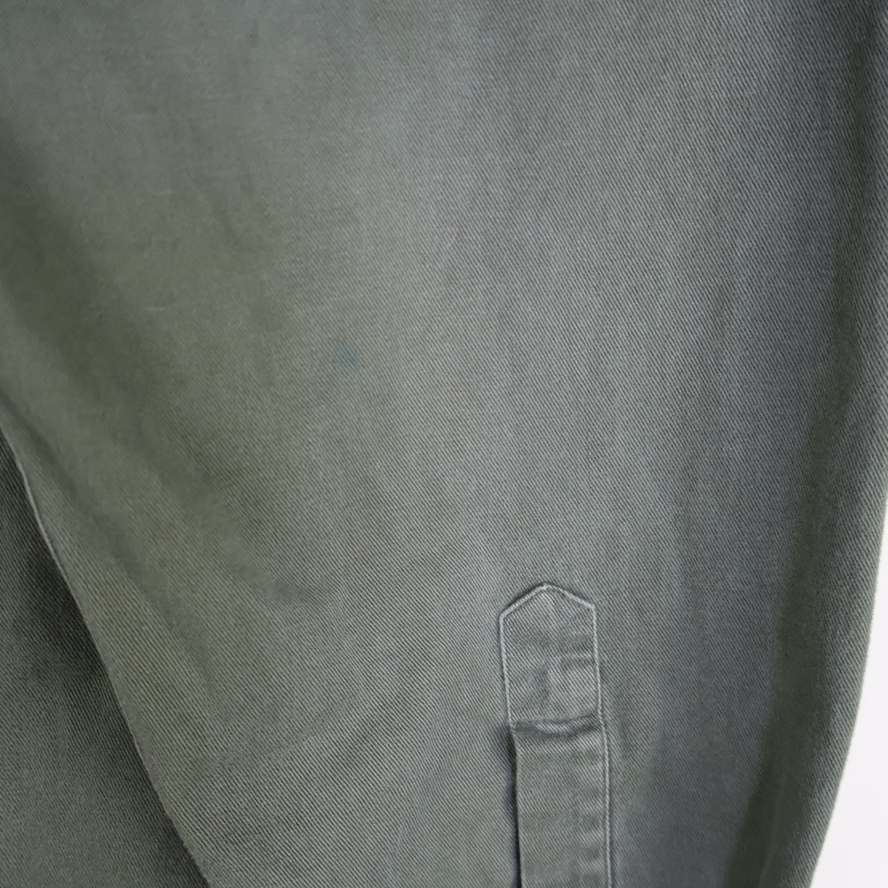Vintage Banana Republic Safari Travel Button Down Shirt Utility Green Cotton L - Picture 10 of 14